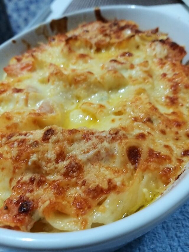 macarrão pizza cremoso