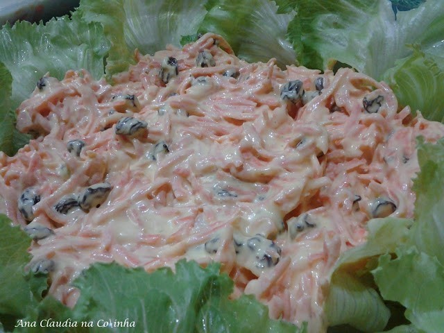 Salada de Cenoura com Passas