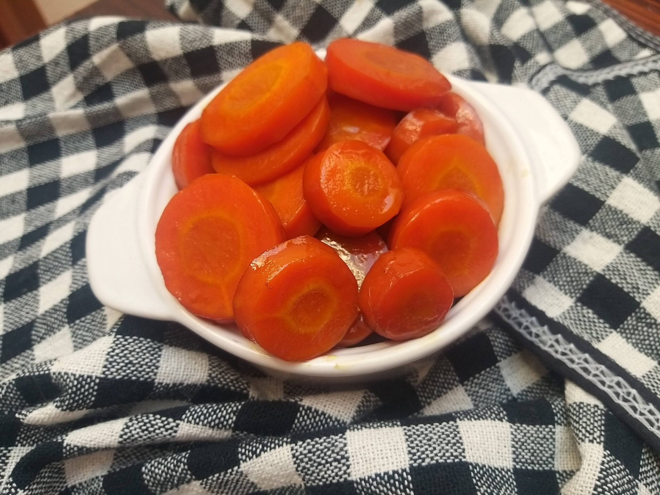 Cenoura caramelizada